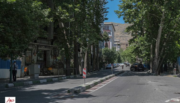 خیابانی در محله زعفرانیه